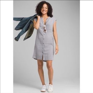PRANA Buenos Dias Button Up Dress Small